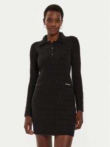 Трикотажное платье обычного кроя Pinko, черный