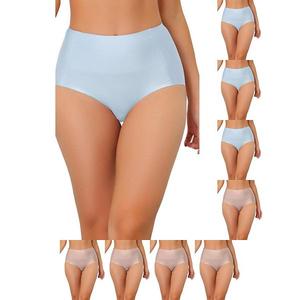 9 пар женского корректирующего белья хай-вейст Inspire Chic, Light Blue Light Pink