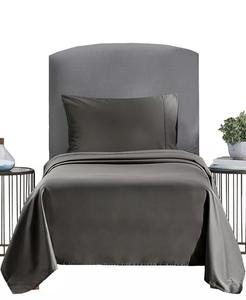 Мягкие хлопковые простыни Twin XL - плотность нитей 400, 100% хлопковый сатин - Twin XL California Design Den, серый