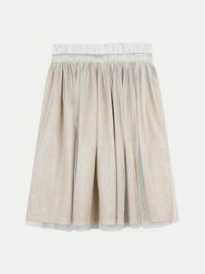 Тюлевая юбка стандартного кроя Billieblush, золотой