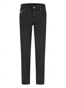 Джинсы с нашивкой-логотипом Hackett Kids, черный