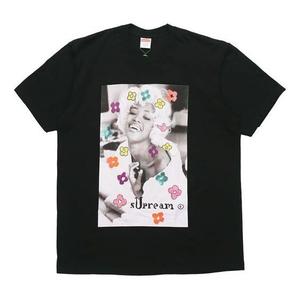 Футболка ss20 week 1 naomi tee character printing short sleeve black Supreme, черный