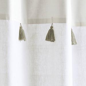 Занавеска для душа Peri Panama в полоску, цвет Taupe