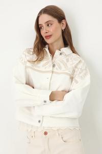 Джинсовая хлопковая куртка Medicine, бежевый