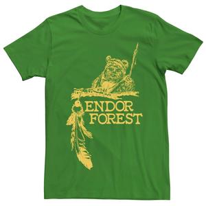 Мужская футболка Ewok Endor Forest Star Wars