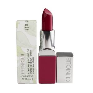 Губная помада CLINIQUE Pop Matte Lip Colour + Primer 06 Rose Pop 3.9g/0.13 Ounce