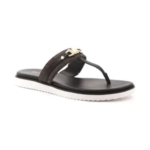 Кожаные шлепанцы Farrah Michael Kors, коричневый