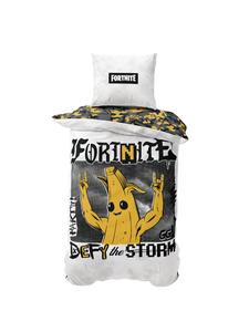 Комплект постельного белья Fortnite Defy в желто-черном цвете Fortnite, 135 x 200 + 80 x 80 см