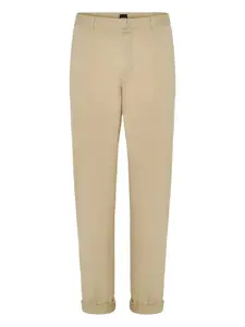 Брюки чинос с нашивкой-логотипом Boss, нейтральный