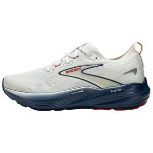Brooks Кроссовки для бега Glycerin 22 с антискользящим покрытием, износостойкие, низкие, мужские, серо-синие