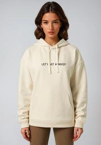Толстовка LETS GET MARRIED EMBROIDERY UNISEX - Hoodie Mira Paris, кремовый