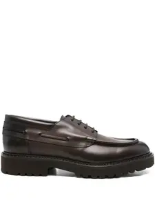 Кожаные туфли на шнуровке Doucal's, коричневый