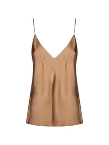 Майка с V-образным вырезом Forte Forte, бежевый