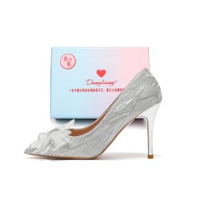 Be good Туфли-лодочки на шпильке для женщин в подарочной упаковке - бабочка шампань [цветная облачная коробка для обуви] + подарок