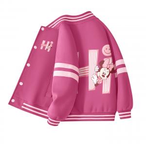 Детская бейсбольная куртка Disney, розовый