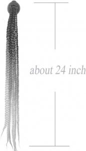 Косички для шлема Motorcycle Helmet 3T-Sister с градиентном, черный / серый