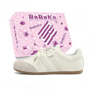 Низкие женские скейтерские кеды Babak, Ecru[High-Quality Upgraded-Box]