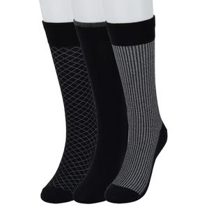 Мужские носки Sonoma Goods For Life, 3 пары классических носков с рисунком