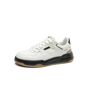 AOKANG Низкие повседневные туфли мужские цвета экрю/черный