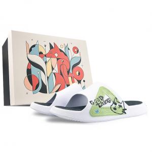 Статистика Сандалии Шлепанцы Мужские Зеленый/черный Peak