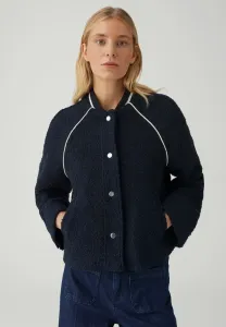 Бомбер с контрастной окантовкой Opus, Coal Blue