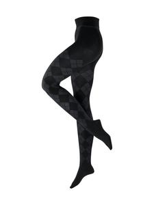 Колготки Burlington Strumpfhose Fine Argyle, черный