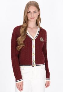 Кардиган DreiMaster Cardigan, Wine Red Navy Offwhite/Dark Red