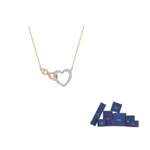 Кулон "Бесконечное сердце" Infinity Heart Swarovski