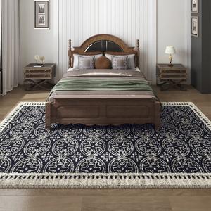 AOVOC Ковер 140х200 см для спальни/гостиной винтажный, европейский, не скользящий
