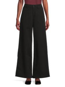 Широкие брюки-чиносы Sofie rag & bone, черный