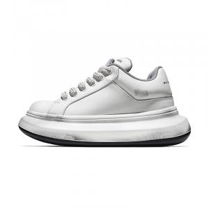 Низкие скейтбордистские кроссовки унисекс Salaxi, polished белый