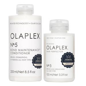 Регенерирующий и восстанавливающий набор: кондиционер 250мл + восстанавливающее средство 100мл Olaplex №5 + №3