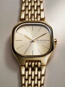 Женские аналоговые часы Skage из нержавеющей стали SKW3162 Skagen, цвет Gold