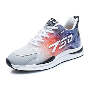 King Jinmai Низкие повседневные мужские туфли серо-красные, цвет Gray Red