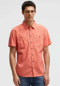 Рубашка kurzarm с диагональной доббиструктурой Camp David, Wild Salmon