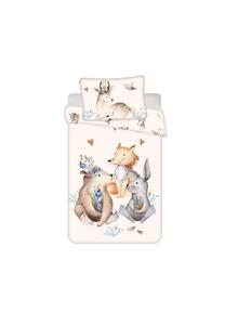Детское постельное бельё Animals woodland – пододеяльник 100x135 см и наволочка Cofi, разноцветное