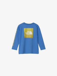 Детская футболка с длинным рукавом и графическим принтом (для малышей) The North Face, цвет Marina Blue