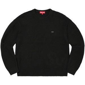 Свитер Supreme Textured Small Box Sweater Black, черный
