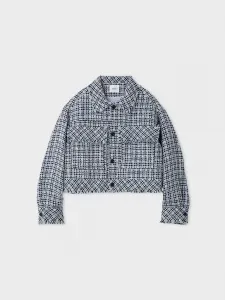 Укороченный твидовый жакет Miesrohe, цвет Sax[083]