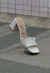 Мюли на каблуках от тиши Aldo, White