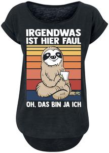 Футболка Tierisch Irgendwas ist hier faul, черный