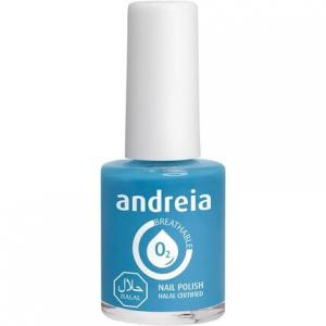 Дышащий лак для ногтей Андрея Халяль, глянцевый, веганский и не подвергаемый тестированию на животных, 10,5 мл, B9, синий, Andreia