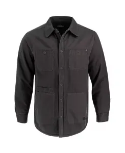 Большая и высокая рубашка-куртка в елочку с утилитарным дизайном Crafted Herringbone Utility Thorogood, серый