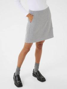 Мини-юбка Sissa Pinstripe из шерстяной смеси Part Two, Medium Grey