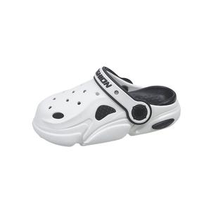 Детские тапочки с противоскользящей подошвой, дышащие, быстросохнущие CAMKIDS, белый/черный