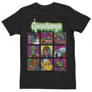 Мужская футболка Goosebumps Monsters Box Up Licensed Character, черный