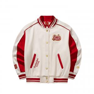 Anta Женская куртка Good Things Will Happen, цвет кукурузный, белая