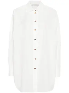 Рубашка с приспущенными плечами Philosophy Di Lorenzo Serafini, белый