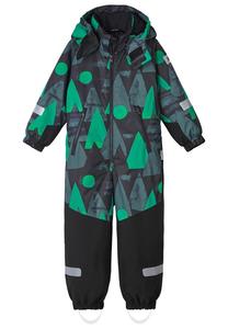 Комбинезон зимний Reima Reimatec Kurikka с принтом, зеленый / черный