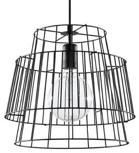 Подвесной светильник Sollux Lighting Gate, 35x35x35 см, черный